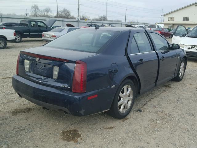 1G6DW677160222127 - 2006 CADILLAC STS BLUE photo 4