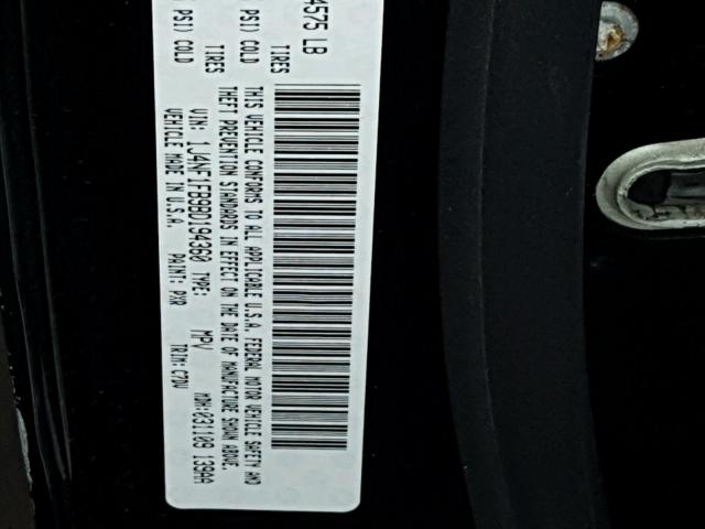 1J4NF1FB9BD194360 - 2011 JEEP COMPASS SP GRAY photo 10