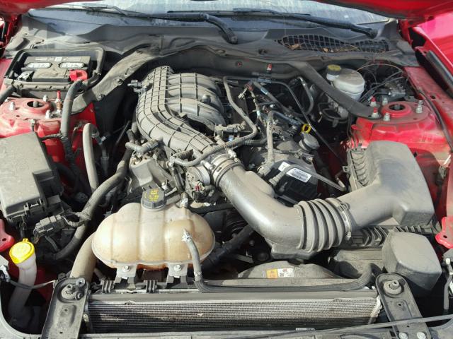 1FATP8EM4F5359842 - 2015 FORD MUSTANG RED photo 7