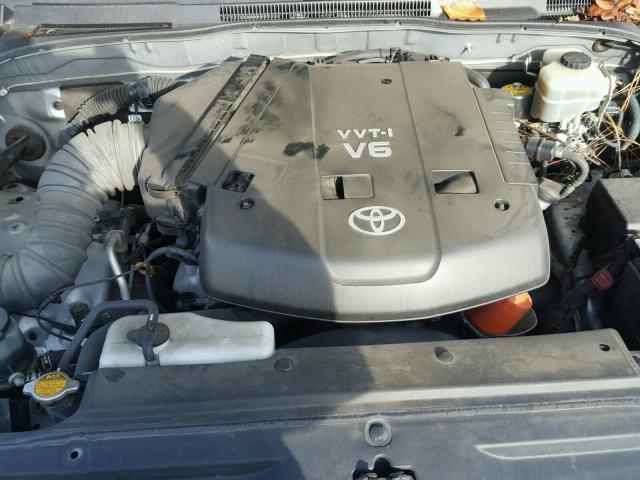 JTEZU14R758025735 - 2005 TOYOTA 4RUNNER SR SILVER photo 7