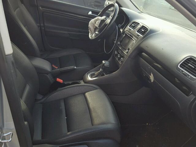 3VWPL7AJ4AM625759 - 2010 VOLKSWAGEN JETTA TDI SILVER photo 5