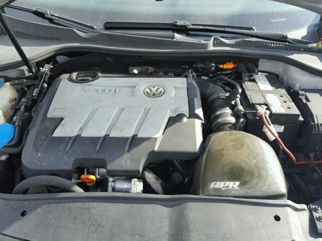 3VWPL7AJ4AM625759 - 2010 VOLKSWAGEN JETTA TDI SILVER photo 7