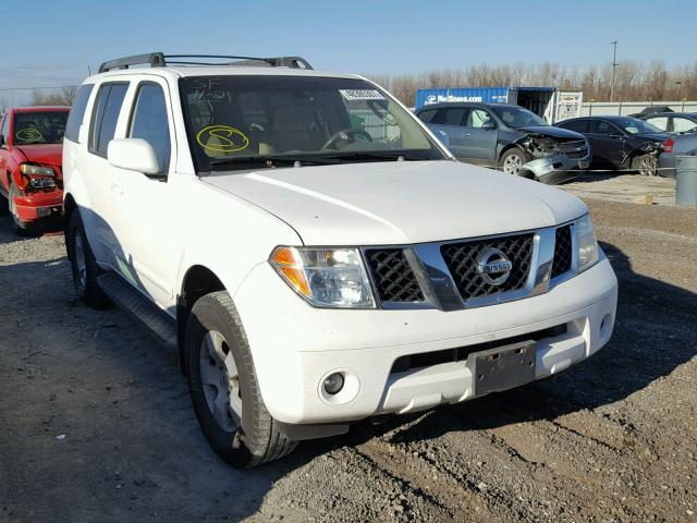 5N1AR18W57C607251 - 2007 NISSAN PATHFINDER WHITE photo 1