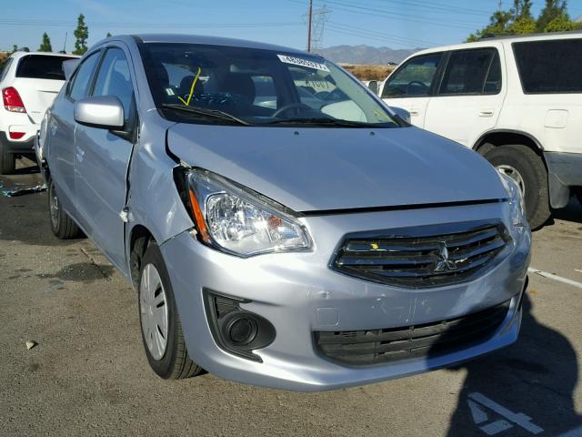 ML32F3FJ2HHF17456 - 2017 MITSUBISHI MIRAGE G4 SILVER photo 1