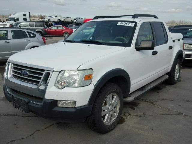 1FMEU51K87UA30269 - 2007 FORD EXPLORER S WHITE photo 2