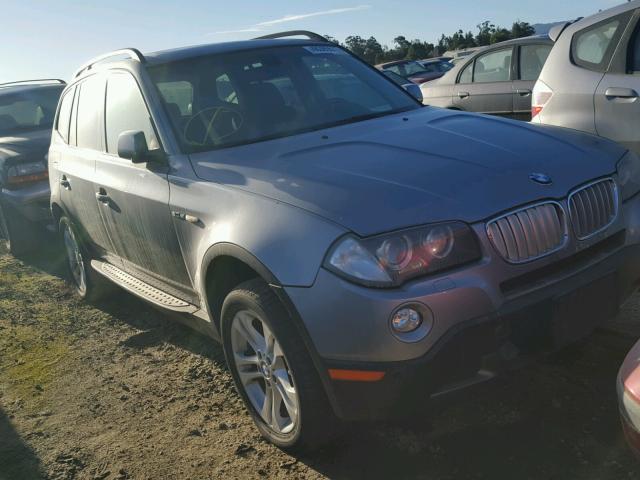 WBXPC93418WJ24282 - 2008 BMW X3 3.0SI BLUE photo 1