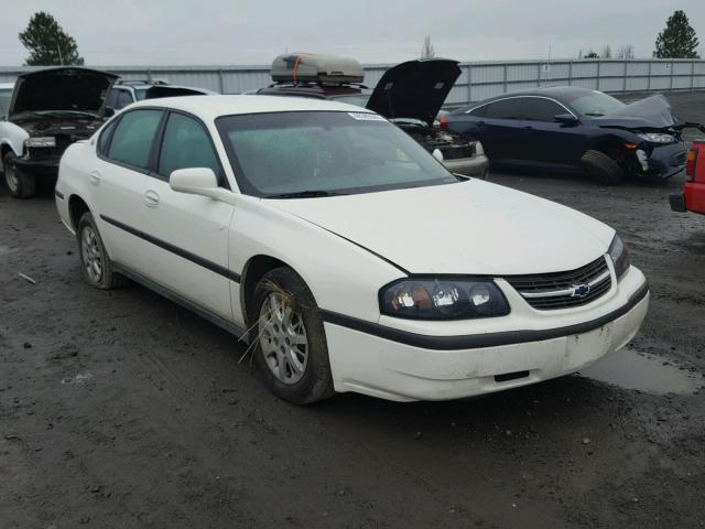 2G1WF52E249301582 - 2004 CHEVROLET IMPALA WHITE photo 1