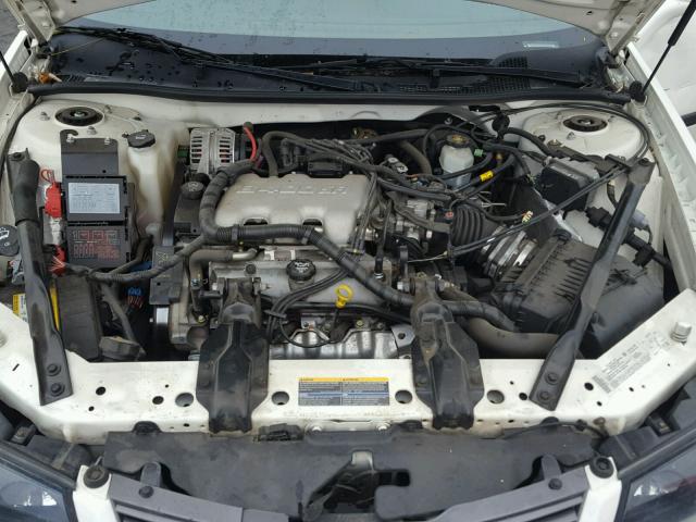 2G1WF52E249301582 - 2004 CHEVROLET IMPALA WHITE photo 7