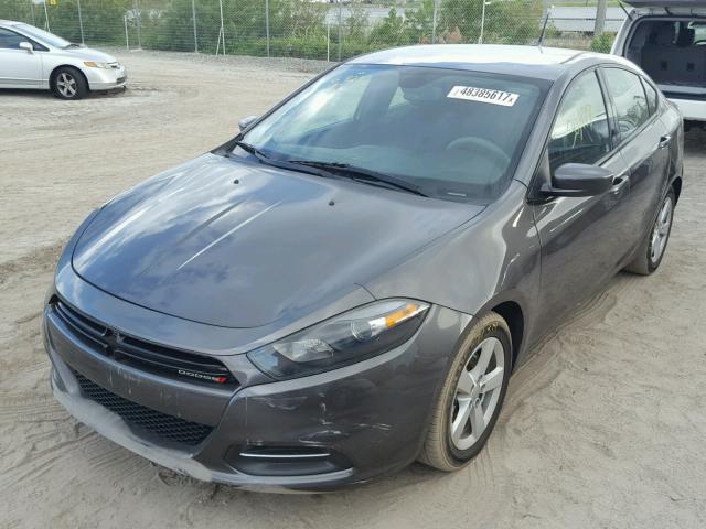 1C3CDFBB7FD236928 - 2015 DODGE DART SXT GRAY photo 2