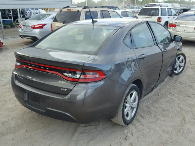 1C3CDFBB7FD236928 - 2015 DODGE DART SXT GRAY photo 4