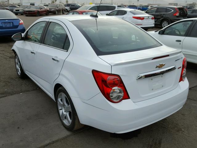 1G1JE5SB7G4152192 - 2016 CHEVROLET SONIC LTZ WHITE photo 3