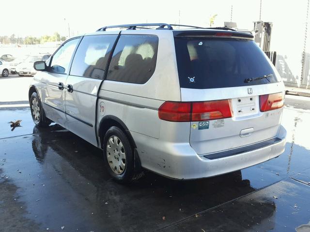 2HKRL18591H546529 - 2001 HONDA ODYSSEY LX SILVER photo 3