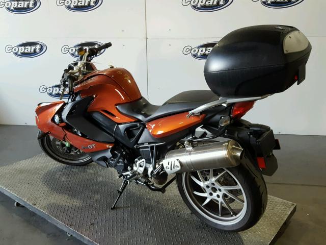 WB10B1308EZF87675 - 2014 BMW F800 GT ORANGE photo 3