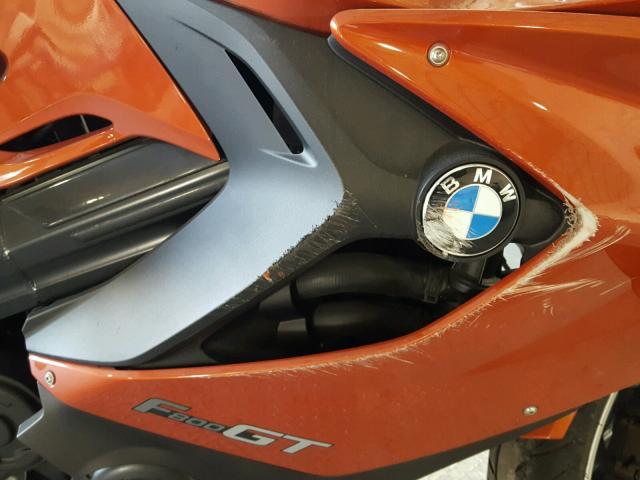 WB10B1308EZF87675 - 2014 BMW F800 GT ORANGE photo 7