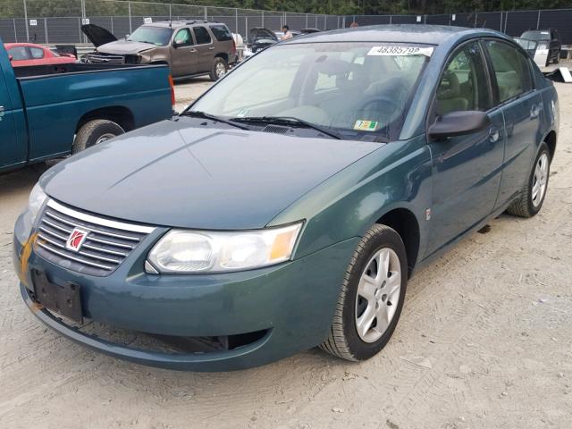 1G8AJ58F07Z187781 - 2007 SATURN ION LEVEL GREEN photo 2