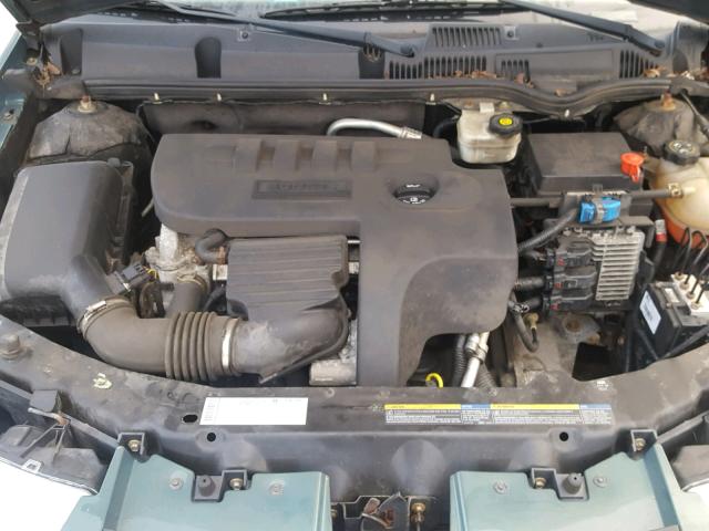 1G8AJ58F07Z187781 - 2007 SATURN ION LEVEL GREEN photo 7