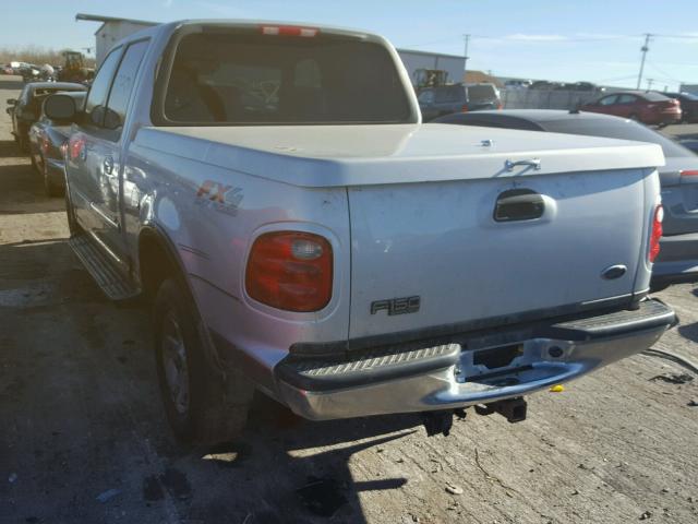 1FTRW08L82KB39692 - 2002 FORD F150 SUPER SILVER photo 3