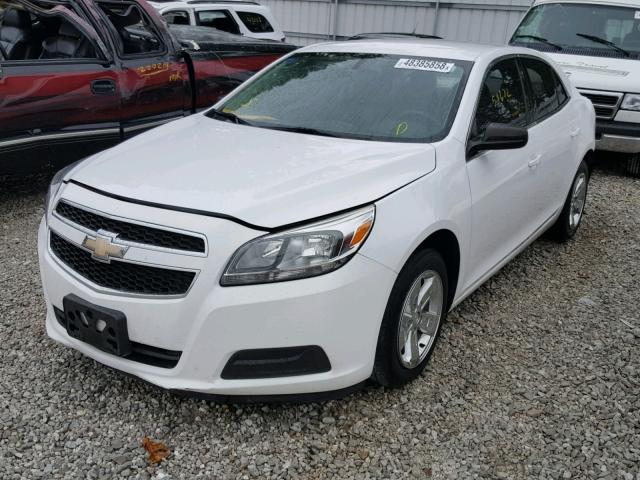 1G11B5SA0DF244308 - 2013 CHEVROLET MALIBU LS თეთრი ფოტო 2