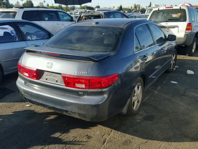 JHMCM56865C007051 - 2005 HONDA ACCORD EX CHARCOAL photo 4