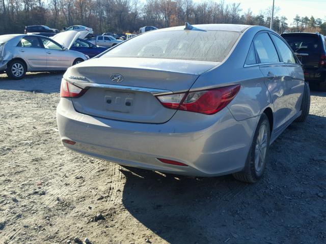 5NPEB4AC9BH082901 - 2011 HYUNDAI SONATA GLS SILVER photo 4