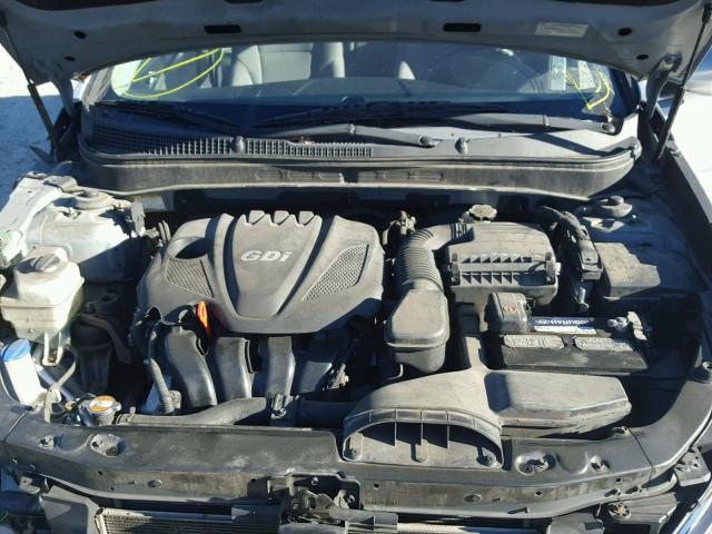 5NPEB4AC9BH082901 - 2011 HYUNDAI SONATA GLS SILVER photo 7