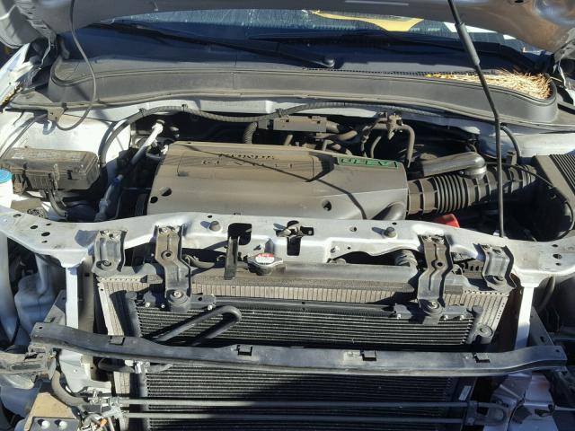 2HKYF18654H517206 - 2004 HONDA PILOT EXL SILVER photo 7