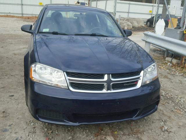 1C3CDZABXDN622138 - 2013 DODGE AVENGER SE BLUE photo 9