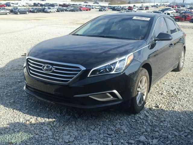 5NPE24AF1GH326638 - 2016 HYUNDAI SONATA SE BLACK photo 2