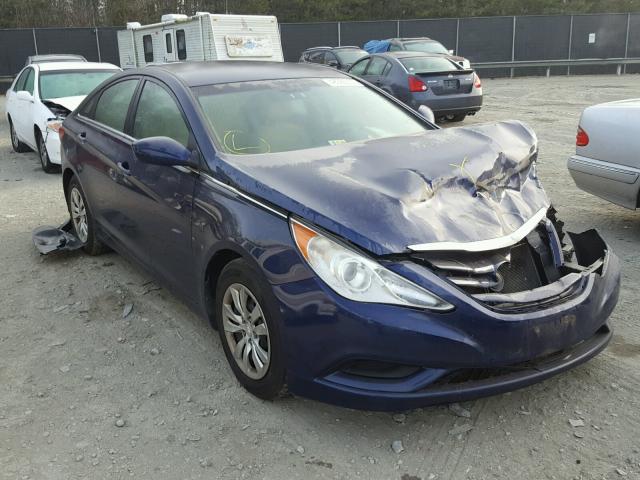 5NPEB4ACXBH095611 - 2011 HYUNDAI SONATA GLS BLUE photo 1