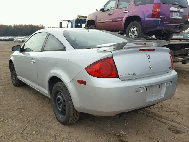 1G2AL18H797145802 - 2009 PONTIAC G5 SILVER photo 3