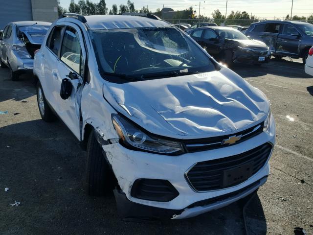 3GNCJLSB7HL134486 - 2017 CHEVROLET TRAX 1LT WHITE photo 1