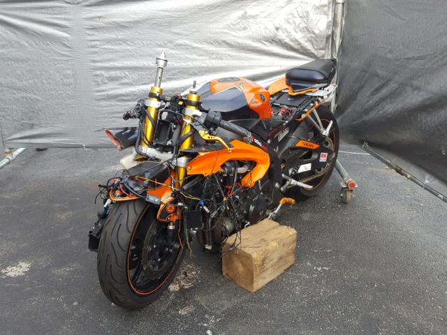 JYARJ16E29A014143 - 2009 YAMAHA YZFR6 ORANGE photo 2