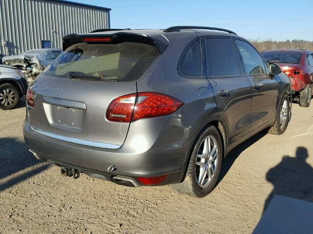 WP1AB2A24DLA80514 - 2013 PORSCHE CAYENNE S GRAY photo 4