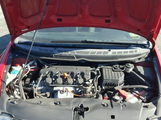 2HGFG12839H501098 - 2009 HONDA CIVIC EX 红色 照片 7