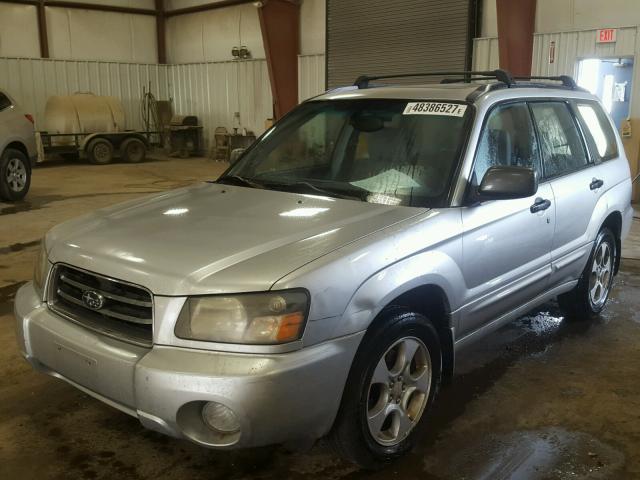 JF1SG65623H724109 - 2003 SUBARU FORESTER 2 SILVER photo 2