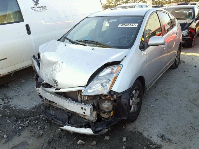 JTDKB20U077633570 - 2007 TOYOTA PRIUS SILVER photo 2