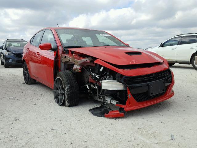 1C3CDFBB3GD623994 - 2016 DODGE DART SXT RED photo 1