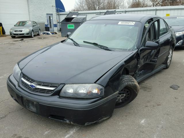 2G1WF55E319231470 - 2001 CHEVROLET IMPALA 黑色 照片 2