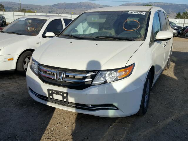 5FNRL5H33GB087947 - 2016 HONDA ODYSSEY SE WHITE photo 2