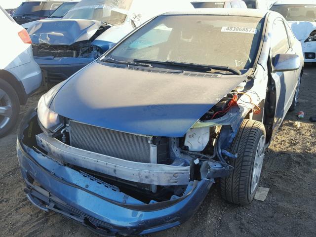 2HGFG11628H508008 - 2008 HONDA CIVIC LX BLUE photo 2