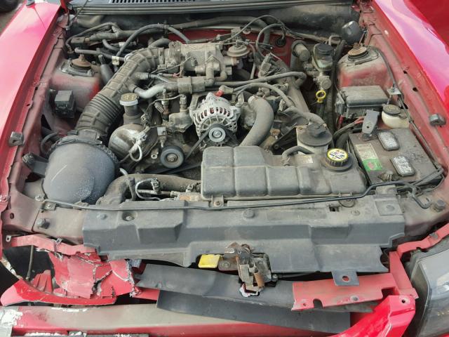 1FAFP45X63F374476 - 2003 FORD MUSTANG GT RED photo 7