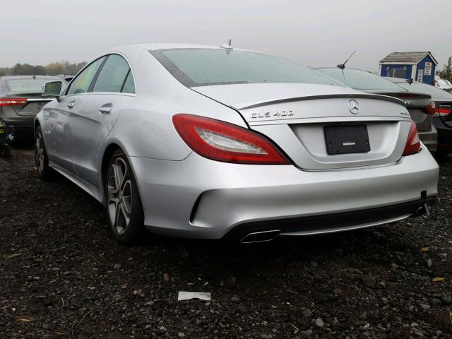 WDDLJ6HB5GA172179 - 2016 MERCEDES-BENZ CLS 400 4M SILVER photo 3