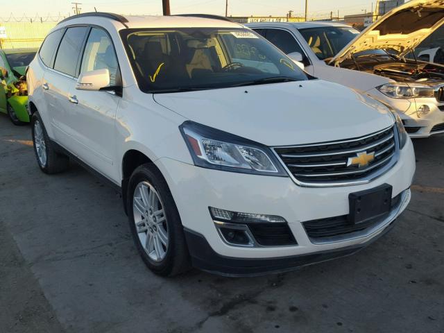 1GNKRGKD3FJ188238 - 2015 CHEVROLET TRAVERSE L WHITE photo 1