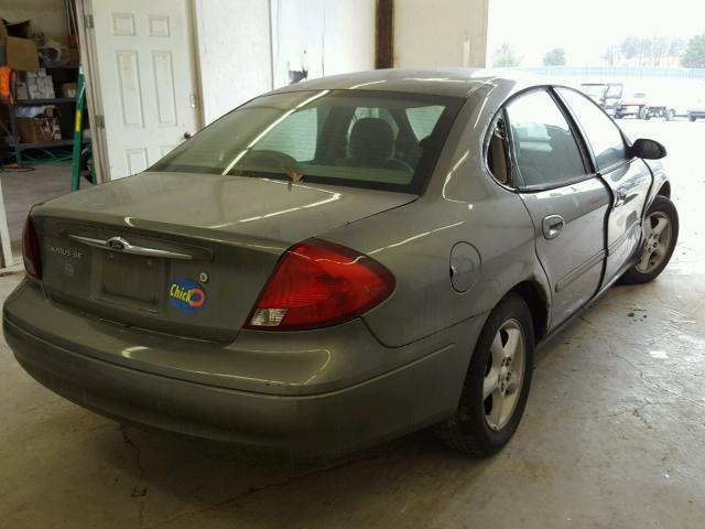 1FAFP53U71A125466 - 2001 FORD TAURUS SE GREEN photo 4