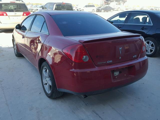 1G2ZG58N474113070 - 2007 PONTIAC G6 BASE RED photo 3