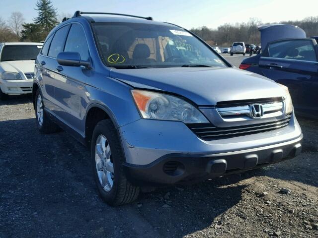 JHLRE48747C028252 - 2007 HONDA CR-V EXL BLUE photo 1