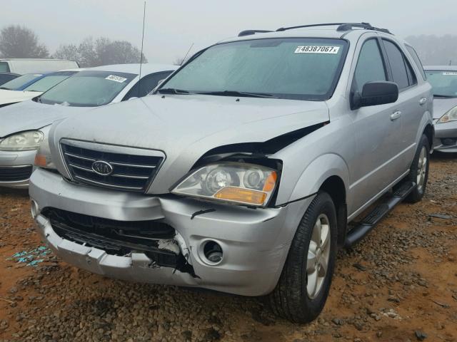 KNDJD736X75702342 - 2007 KIA SORENTO EX SILVER photo 2