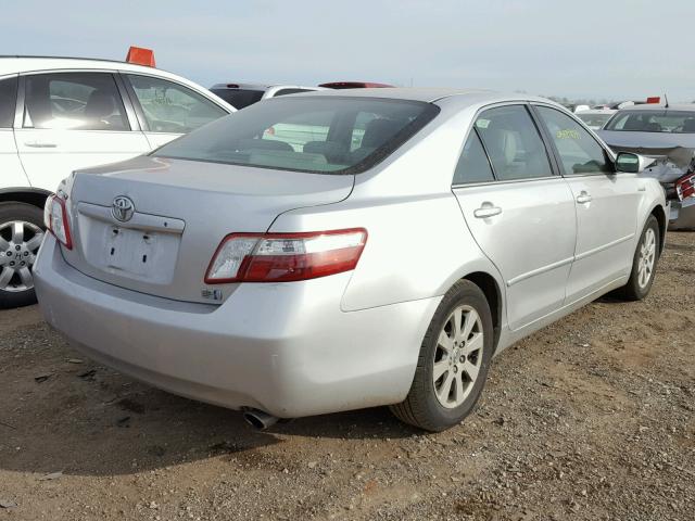 8T1BB46K39U081242 - 2009 TOYOTA CAMRY HYBR SILVER photo 4