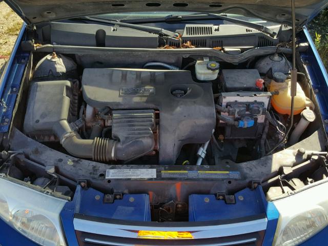 1G8AJ52F35Z174075 - 2005 SATURN ION LEVEL BLUE photo 7