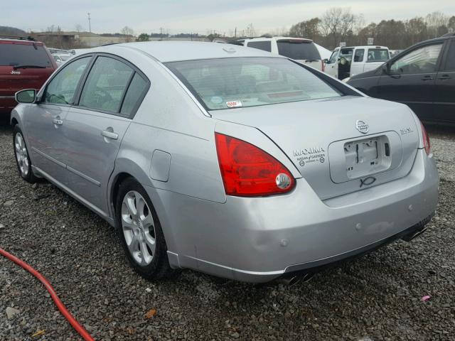 1N4BA41E47C864216 - 2007 NISSAN MAXIMA SE SILVER photo 3